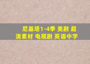 尼基塔1-4季 美剧 超清素材 电视剧 英语中字